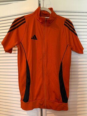 ADIDAS Cut Off Sleeve Track Jacket Size S